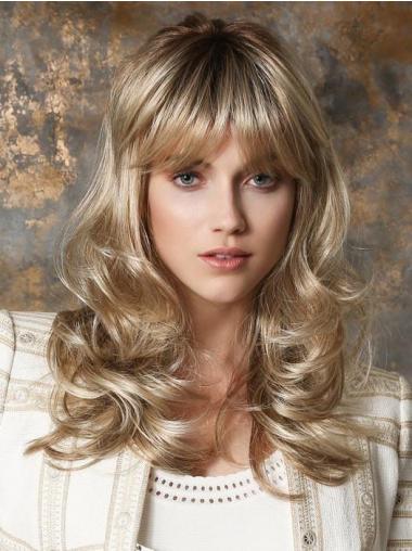 Long Monofilament Blonde 16" Classic Lady Wig