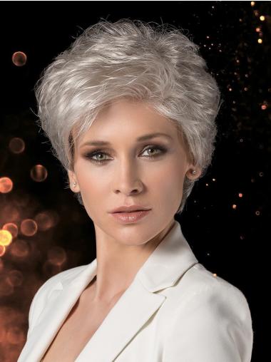 Short Straight Blonde 6" Glueless Lace Wigs