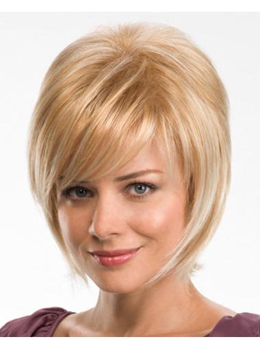 Straight Layered 10" Blonde Fabulous Synthetic Wigs