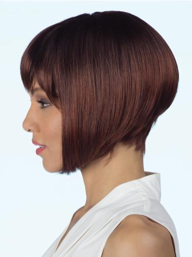 10" Auburn Lace Front Wigs For Black Women