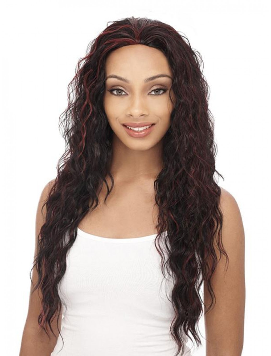 Half Head Hair Extensions, Curly Brazilian Remy Hair Brown Long Durable