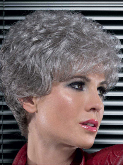 Grey Wigs For Older Women, Grey Wigs For Older Women With Lace Front