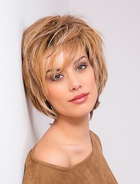 Human Hair Wigs, Monofilament Straight Bobs 10