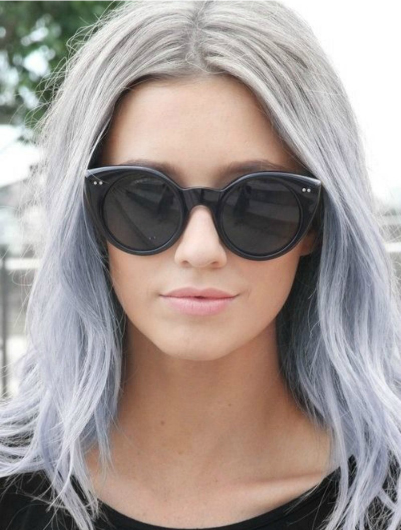 Grey Wig Costume, Discount Long Straight 18" Synthetic Grey Wigs