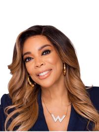 Curly Ombre/2 Tone Long 18" Synthetic Exquisite Wendy Williams Wigs
