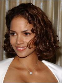 Stylish Chin Length Lace Front Synthetic Bobs Halle Berry Wigs
