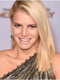 Long Durable Straight Lace Front 16" Synthetic Jessica Simpson Wigs