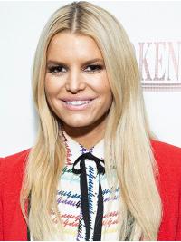 Long No-Fuss Wavy Lace Front 20" Synthetic Jessica Simpson Wigs