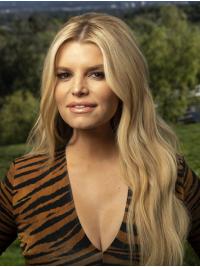 Long Perfect Wavy Lace Front 26" Synthetic Jessica Simpson Wigs