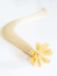 Blonde Straight Exquisite Nail/U Tip Hair Extensions