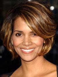 Halle Berry Short Wigs With Full Lace Layered Cut Short Length