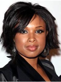 Jennifer Hudson Afro Wigs With Synthetic Lace Front Chin Length