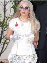 22" Designed Long Wavy Without Bangs Lady Gaga Wigs