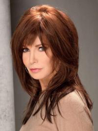 Long Straight With Bangs Full Lace Brown Top 16" Jaclyn Smith Wigs
